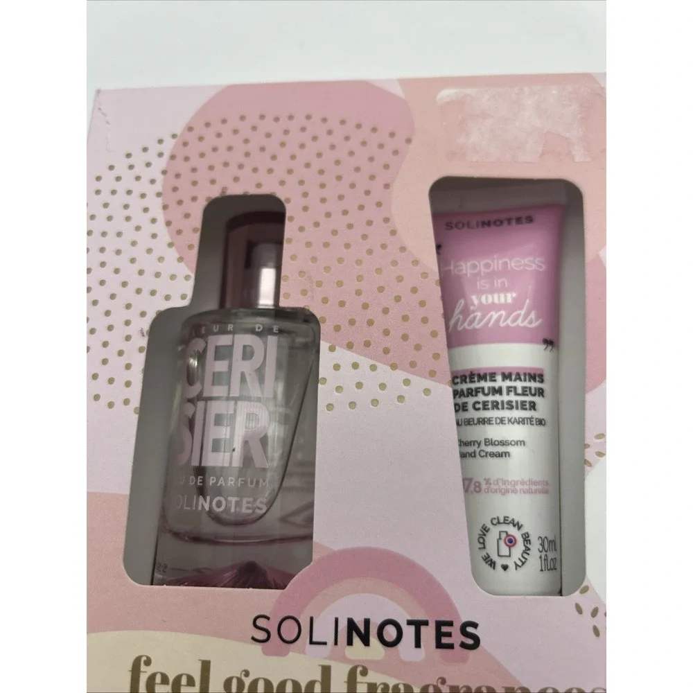 SOLINOTES Cherry Blossom Fleur‎ De Cerisier 1.7 EDP 30 ml Hand Cream NEW IN BOX